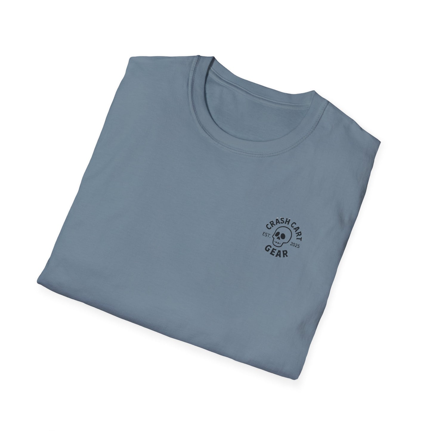 Soft Style Unisex Graphic Tee: No Pulse Club Graphic