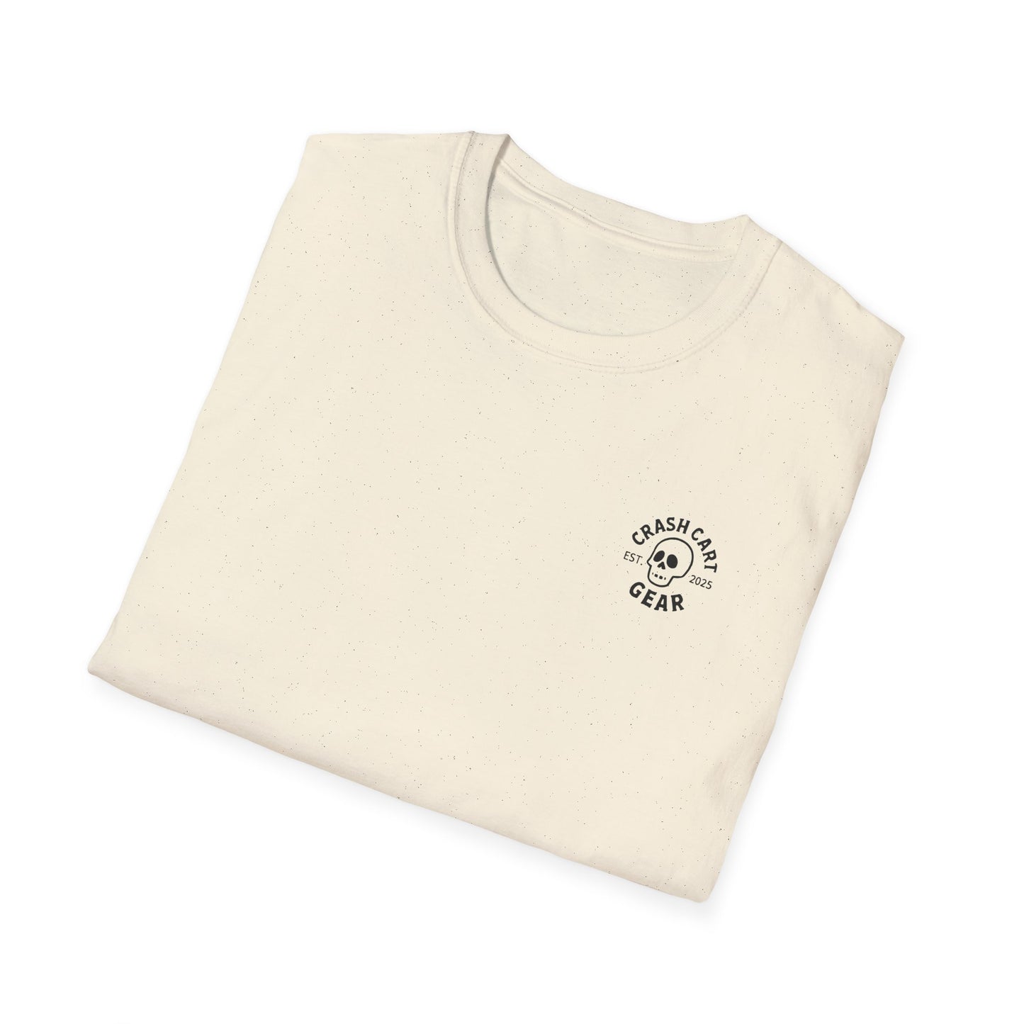 Soft Style Unisex Graphic Tee: No Pulse Club Graphic