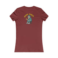 Women's Casual Graphic Tee: Bone Tired Graphic