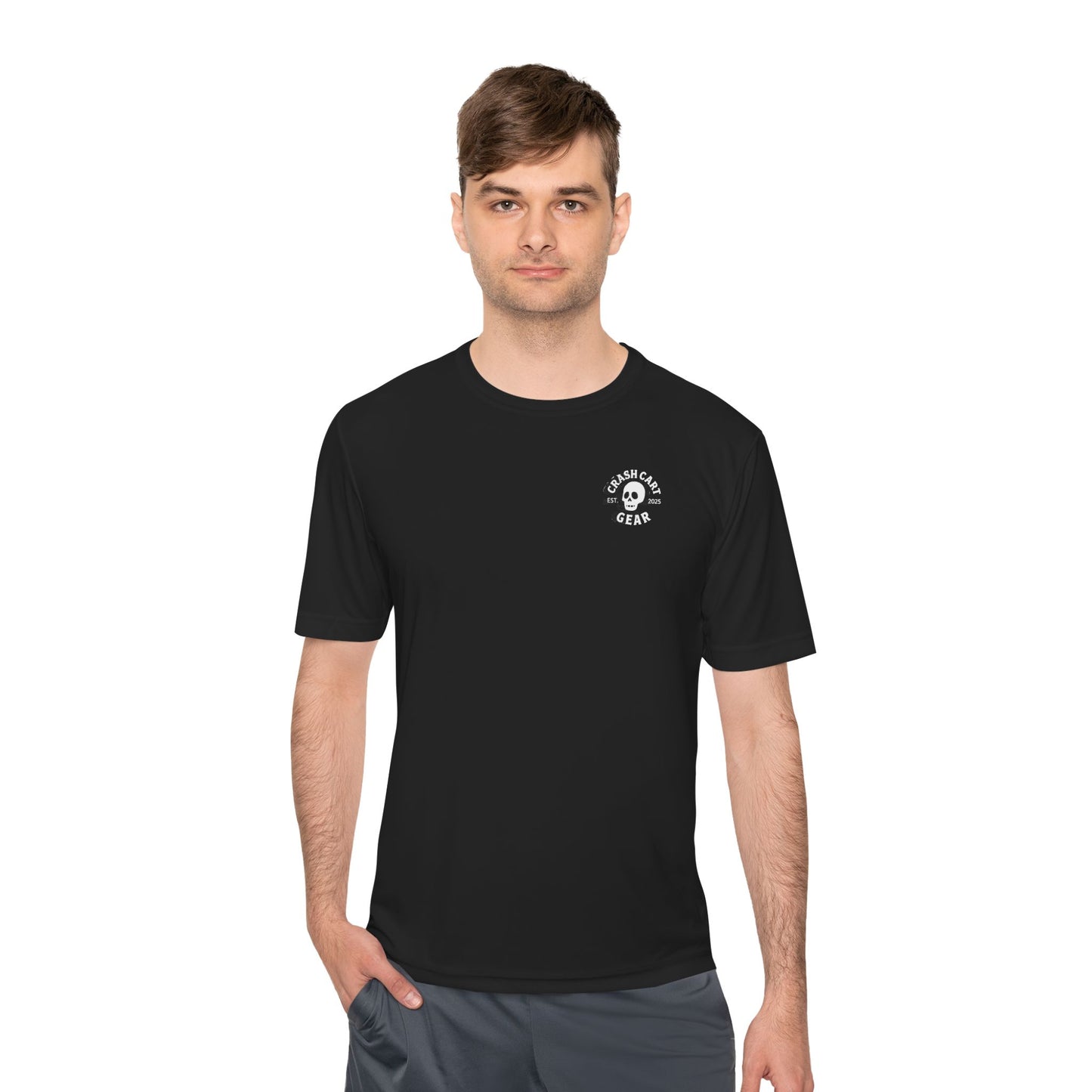 Moisture Wicking Unisex Graphic Tee: Bone Tired Graphic