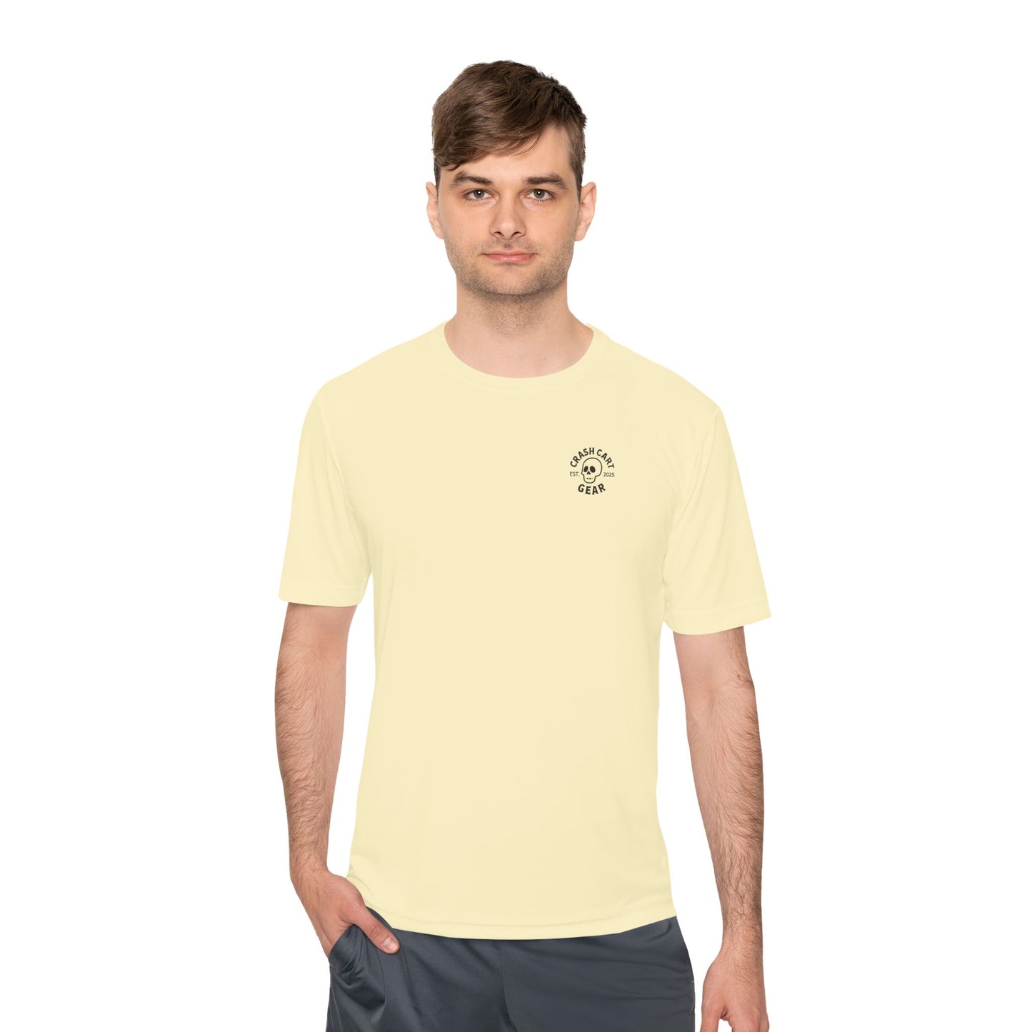Moisture Wicking Unisex Graphic Tee: Bone Tired Graphic
