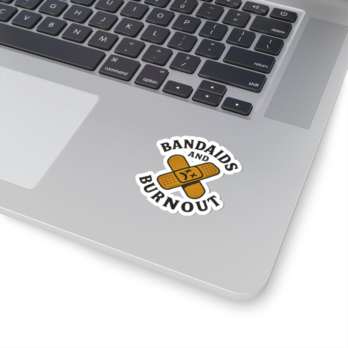 Kiss-Cut Sticker: Bandaids and Burnout
