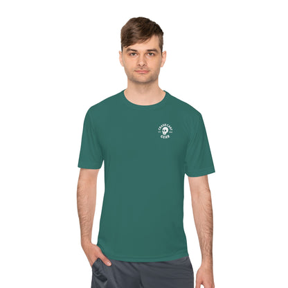 Moisture Wicking Unisex Graphic Tee: Bones and Blood Graphic