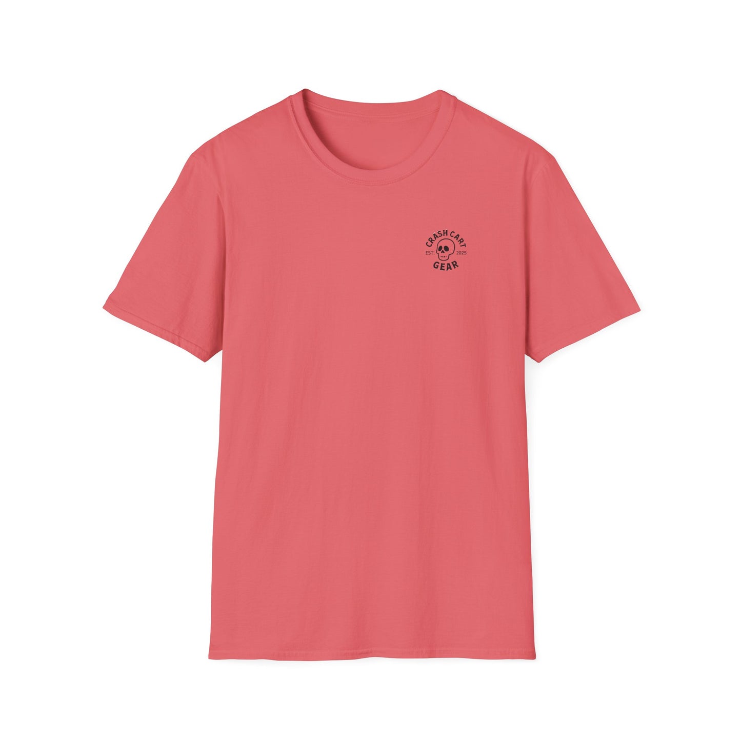 Soft Style Unisex Graphic Tee: No Pulse Club Graphic