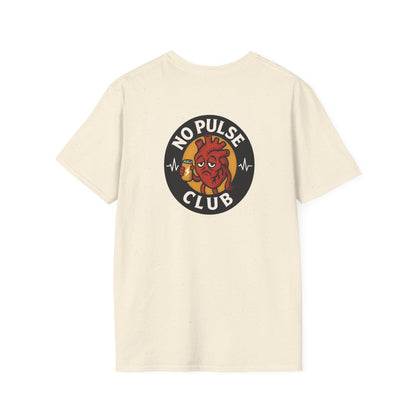 Soft Style Unisex Graphic Tee: No Pulse Club Graphic