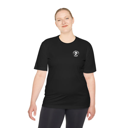 Moisture Wicking Unisex Graphic Tee: Bone Tired Graphic