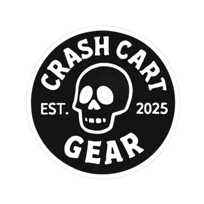 Kiss-Cut Sticker: Crash Cart Logo