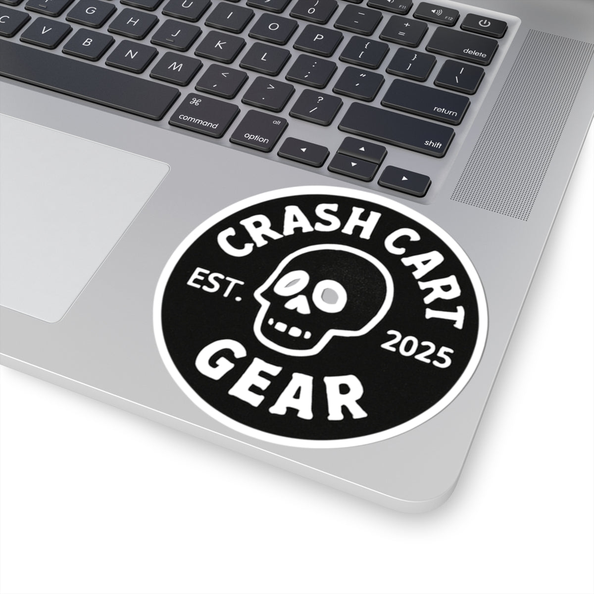 Kiss-Cut Sticker: Crash Cart Logo
