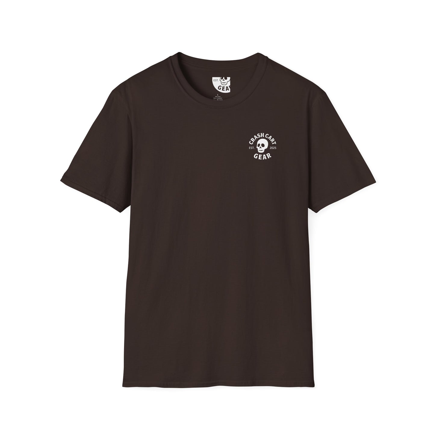 Soft Style Unisex Graphic Tee: No Pulse Club Graphic