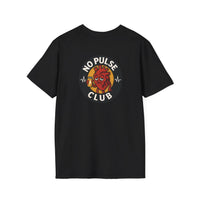 Soft Style Unisex Graphic Tee: No Pulse Club Graphic
