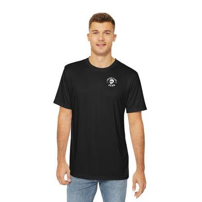 Mens Sport Style Tee: Crash Cart Logo