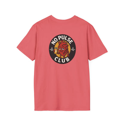 Soft Style Unisex Graphic Tee: No Pulse Club Graphic
