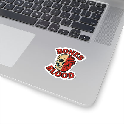 Kiss-Cut Sticker: Bones and Blood