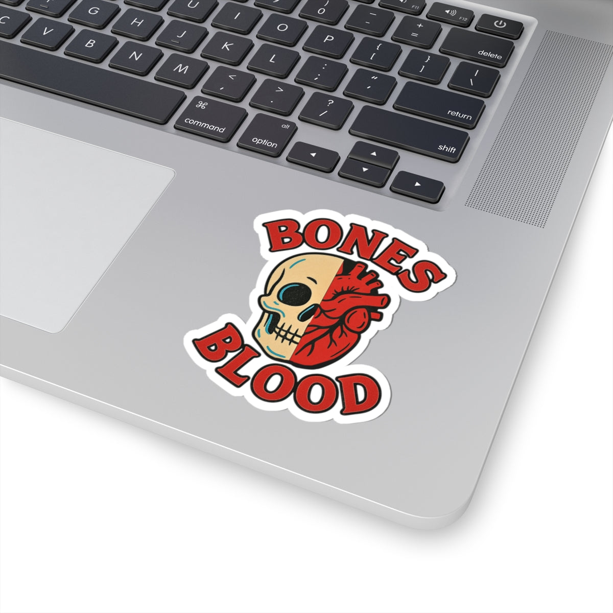 Kiss-Cut Sticker: Bones and Blood