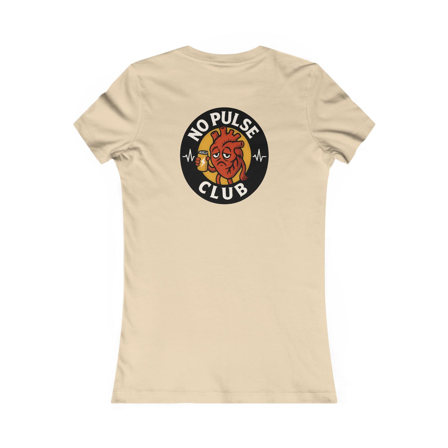 Women's Casual Graphic Tee: No Pulse Club Graphic