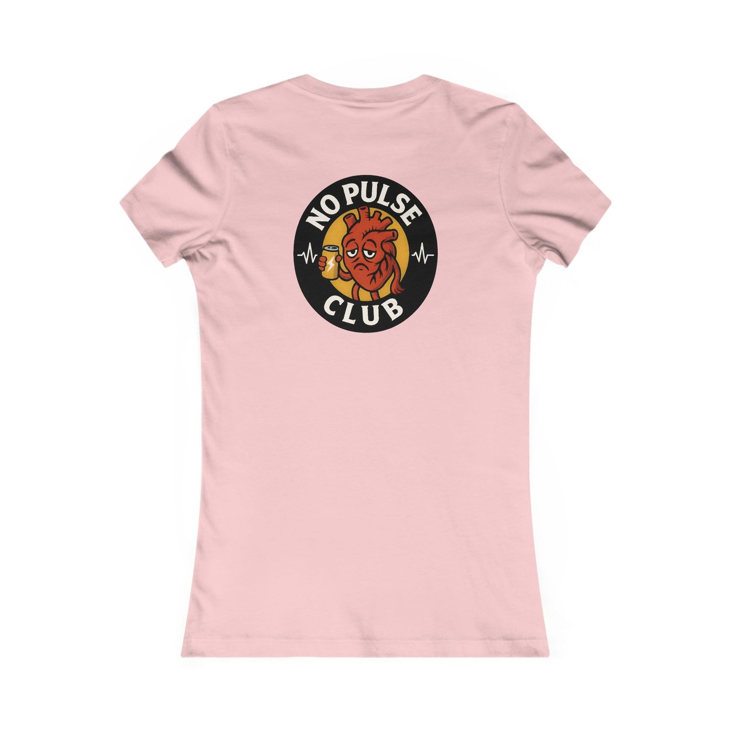 Women's Casual Graphic Tee: No Pulse Club Graphic