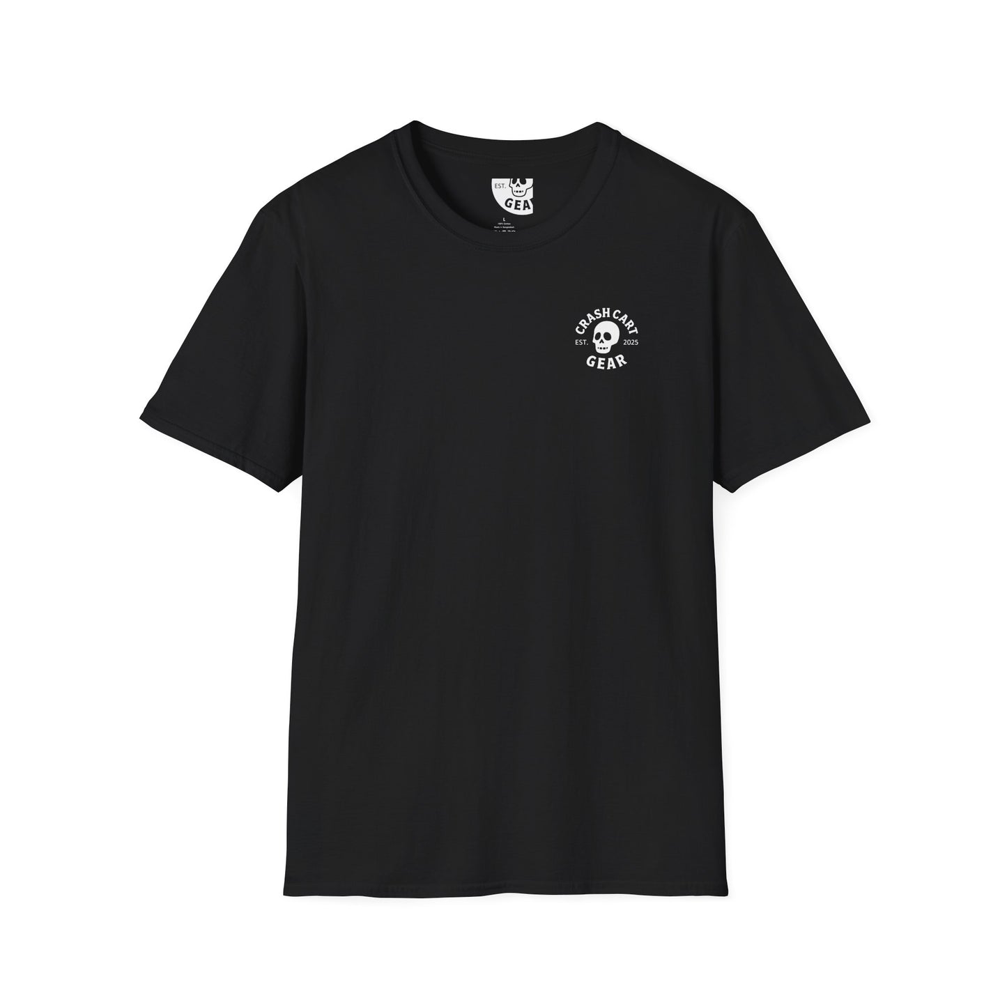 Soft Style Unisex Graphic Tee: No Pulse Club Graphic