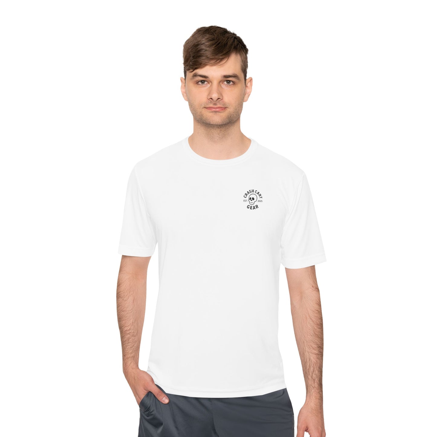 Moisture Wicking Unisex Graphic Tee: Bones and Blood Graphic