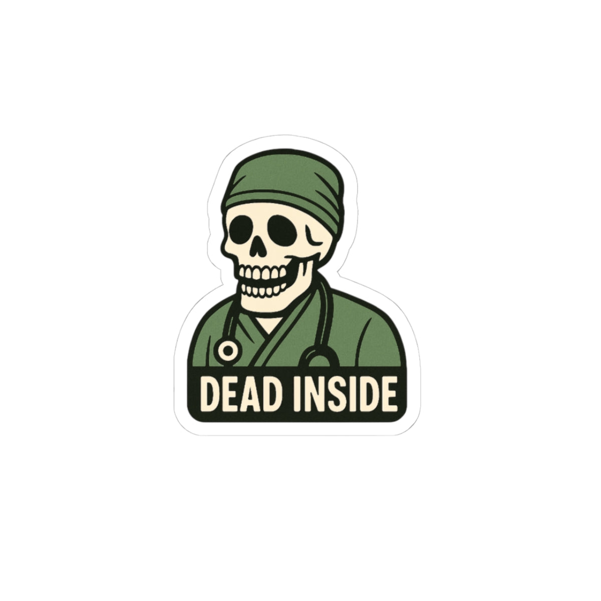 Kiss-Cut Sticker: Dead Inside