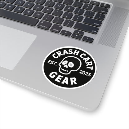 Kiss-Cut Sticker: Crash Cart Logo