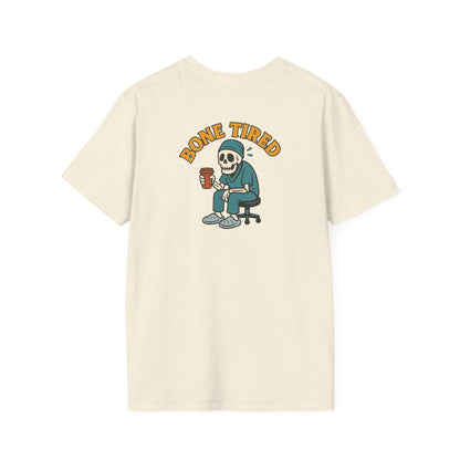 Softstyle Unisex Graphic Tee: Bone Tired Graphic