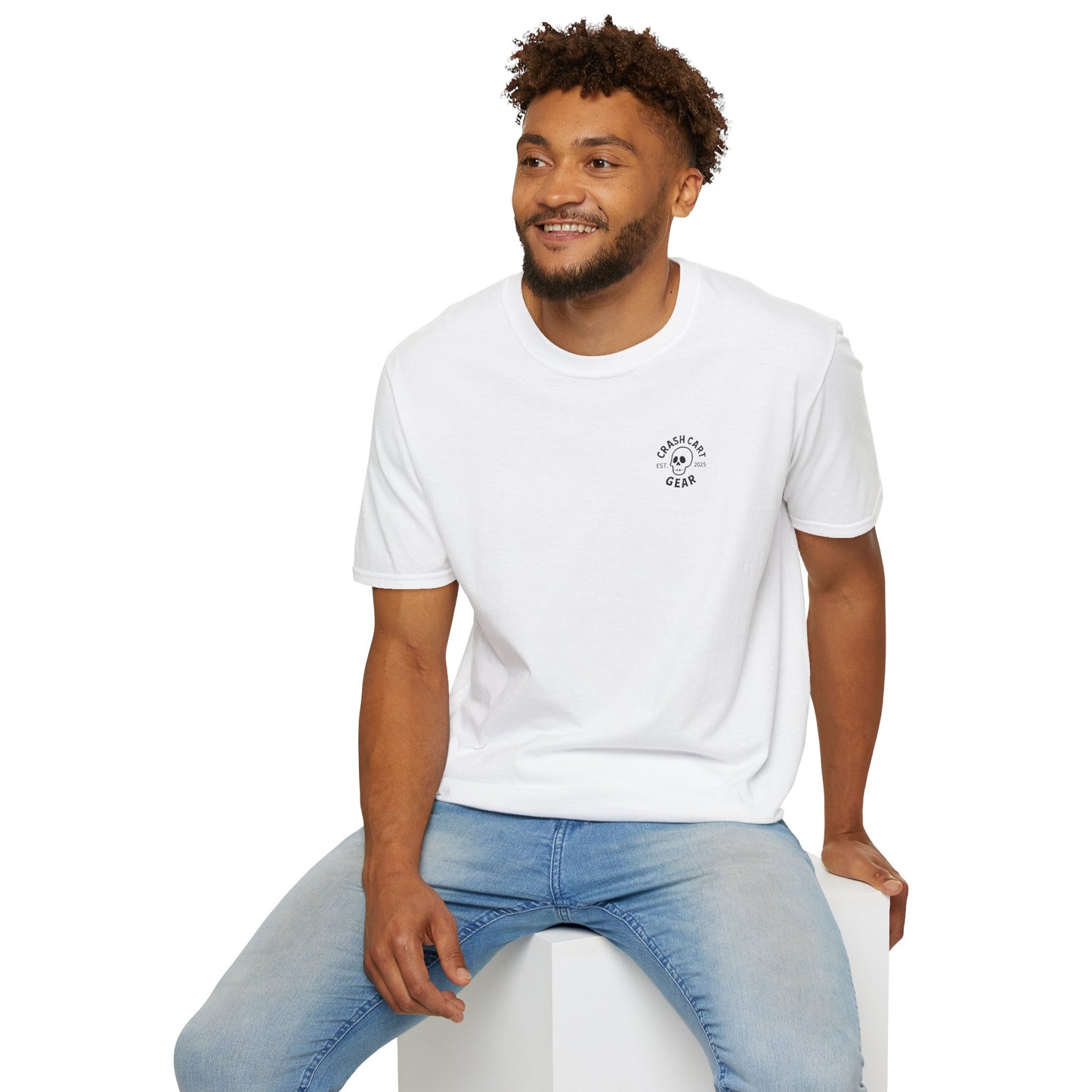 Softstyle Unisex Graphic Tee: Bone Tired Graphic