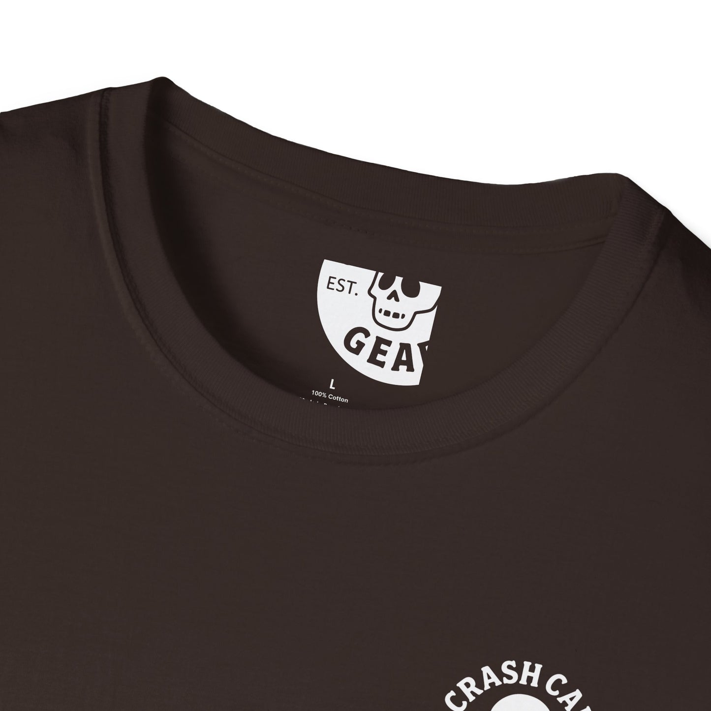 Soft Style Unisex Graphic Tee: No Pulse Club Graphic